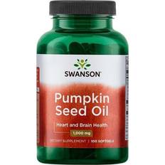 Pumpkin seed oil Swanson HEALTH PUMPKIN SEED OIL 1000 mg 100 stk