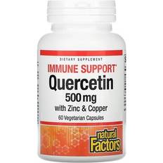 Natural Factors Immune Support, Quercetin, 500 mg, 60 Vegetarian Capsules 60 pcs