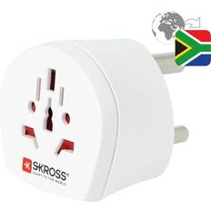 White Travel Adapters Skross 1.500224-E Travel adapter CA W to SA