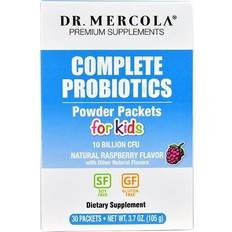 Vitamins & Supplements Dr. Mercola Complete Probiotics Powder Packets for Kids, Natural Raspberry 10 Billion CFU, 30 Packets, 0.12 oz (3.5 g) Each