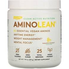 Coconut aminos AminoLean Vegan Aminos Pineapple Coconut 25 Servings Amino Acids Energy RSP Nutrition