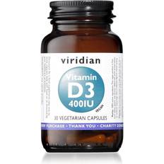 Viridian Nutrition Vitamin D3, 400iu, 30 VCapsules