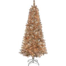 Puleo International Tinsel Christmas Tree 198.1cm