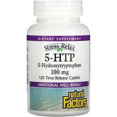 5htp Natural Factors Stress-Relax, 5-HTP, 100 mg, 120 Time Release Caplets