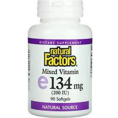 Natural Factors Mixed Vitamin E, 200 IU, 90 Softgels