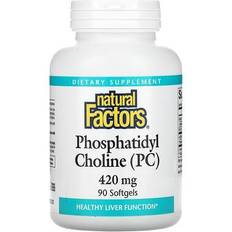 Vitamins & Supplements Natural Factors Phosphatidyl Choline 420 mg 90 Softgels