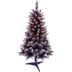 Purple Christmas Trees Puleo International 4-ft. Pre-Lit Fashion Purple Pine Artificial Christmas Tree