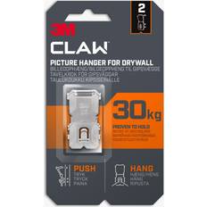 Steel Picture Hooks 3M CLAW Drywall 2 Pack Picture Hanger 30kg wilko Picture Hook