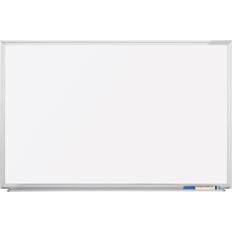 Magnetoplan Schreibtafel 900 x 600 mm Stahlbl.weiß Magnétique Avec Cadre Alu