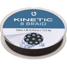 Kinetic 8 Braid 150m Black