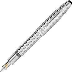 Montblanc Penne stilografiche Montblanc Meisterstuck Geometry Solitaire Platinum LeGrand Fountain Pen