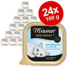 Miamor Økonomipakke: 24 100 Mildt Måltid pure