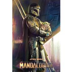 Posters on sale Grupo Erik The Mandalorian Child Gorgu Wall Baby Yoda Star Wars Poster