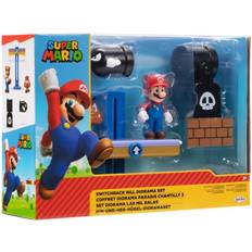 Super mario diorama JAKKS Pacific Super Mario Switchback Hill Diorama Lekset