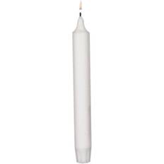Kronelys 20cm Abena Kanal kronelys 6 timer 20 cm hvid Stearinlys