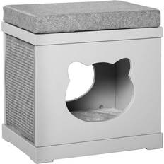 Pets Pawhut Bed Kitten Cave Cube