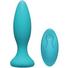 Turkosa Analpluggar Sexleksaker Doc Johnson Vibe Beginner Vibrerande Butt Plug Turquoise