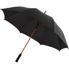 23 Inch Spark Auto Open Storm Umbrella (One Size) (Solid Black/Red)
