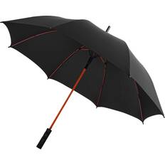 Umbrellas Avenue 23 Inch Spark Auto Open Storm Umbrella (One Size) (Solid Black/Red)