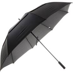 Herren Auto Double Canopy Golf Regenschirm - Schwarz