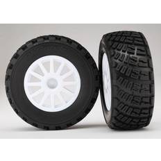 Traxxas TRX7473 BFGoodrich Rally Dæk Limet På Hvide Rally Fælge 12mm Hex 2 stk TSM Rated