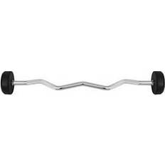 20kg barbell HMS GSL20 fixed rubberised barbell/grip 20kg