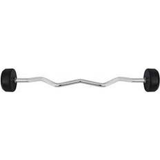 Barras de barra olímpica HMS GSL40 fixed barbell/grip rubberised broken 40kg