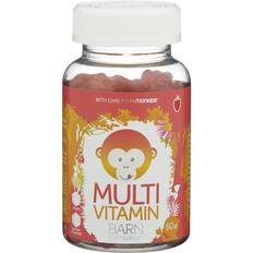 Lapsi - Monivitamiinit Vitamiinit ja Mineraalit Monkids Multivitamin Strawberry 60 pcs