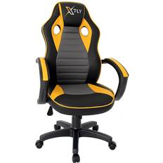 Furniturebox Gaming Stuhl Gelb 66 x 65 x 121 cm