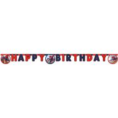 Procos Guirlande Lettres Happy Birtdhay Spiderman Crime Fighter