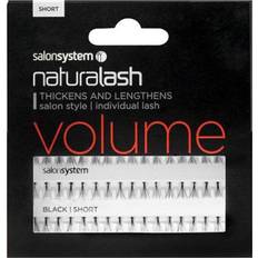 Salon System Individual Lashes Black Short