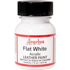 Angelus Acrylic Leather Paint Flat White 1oz