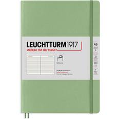 Leuchtturm1917 Leuchtturm1917 Notebook A5 Softcover Sage Ruled