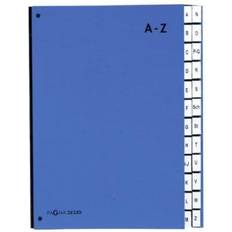 Pagna PAGNA Desk folder 24249-02 24249-02 Rigid cardboard Blue A4 No. of compartments: 24 A-Z