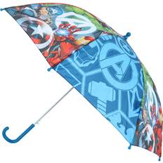 Umbrellas Avengers Textiel Trade Kid's Auto Open Marvel Stick Umbrella Blue Blue one size