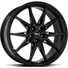 20" - 5/112 - 9,5" Autofelgen Brock B42 Gloss Black 9.5Jx20 5/112 ET35 CB66.6