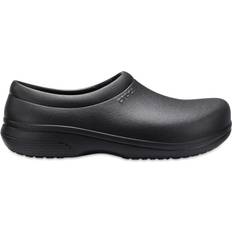 Man Veiligheidssandalen Crocs On The Clock Slip Resistant Work Slip-On - Black