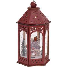 Lanterne med julescene 16x14x27cm