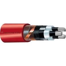 Mellemspændingskabel Pex-s-al 3x95/25 Rød 12kv