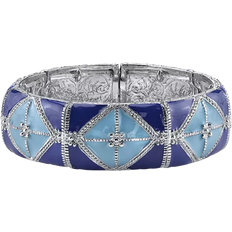 1928 Jewelry Stretch Bracelet - Silver/Blue