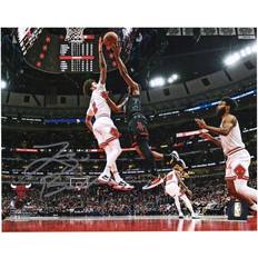 Fanatics Chicago Bulls Lonzo Ball Autographed 8" x 10" Block vs. Houston Rockets Photograph