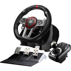 Xbox Series X Controller di gioco ready2gaming Multi System Racing Wheel Pro (Switch/PS4/PS3/PC) - Black/Red