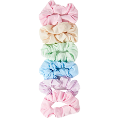 Brushworks Hair Scrunchies Pastel 6-pack