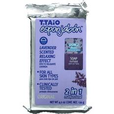 Softening Bath Sponges Relaxing Effect Lavender