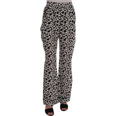 Polka Dots Trousers & Shorts Dolce & Gabbana Polka Dottes Silk Pants