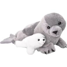 Mjukisdjur säl leksaker Wild Republic Mother & Baby Seal 40cm