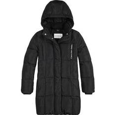 Calvin klein long puffer Calvin Klein Long Quilted Puffer Coat - Black (IG0IG01548BEH-BEH )