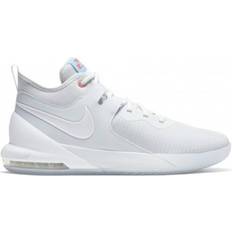 Nike Air Max - Unisex Basketball Shoes Nike Air Max Impact - Pure Platinum/Blue Fury/Bright Crimson/White