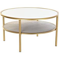 Aluminium Coffee Tables Dkd Home Decor Glamor Coffee Table 87cm