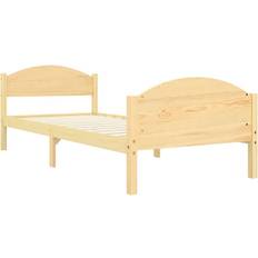 vidaXL Solid Pine 73.5cm Sängram 90x200cm
